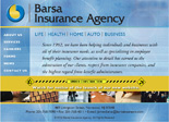 Barsa Insurance Agency website